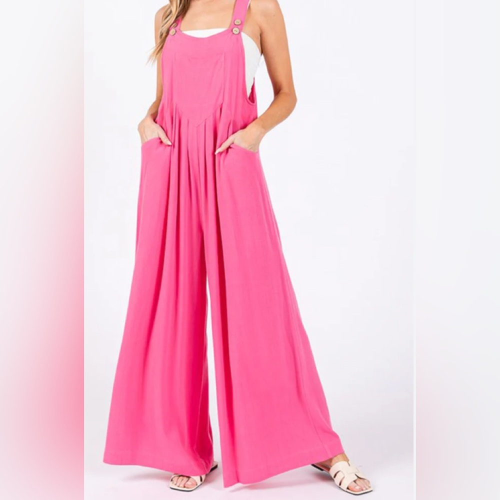 Pink Women's Jumpsuit